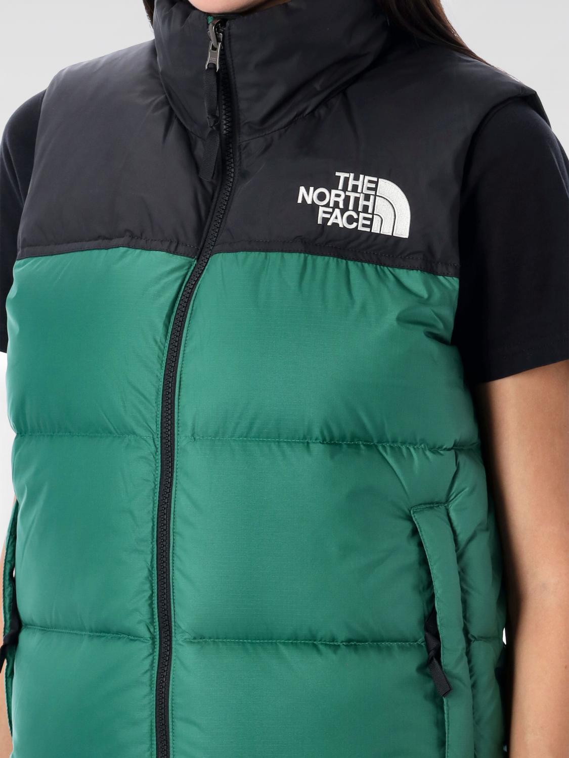 THE NORTH FACE WAISTCOAT: The North Face recycled quilted nylon vest, Green - Img 3