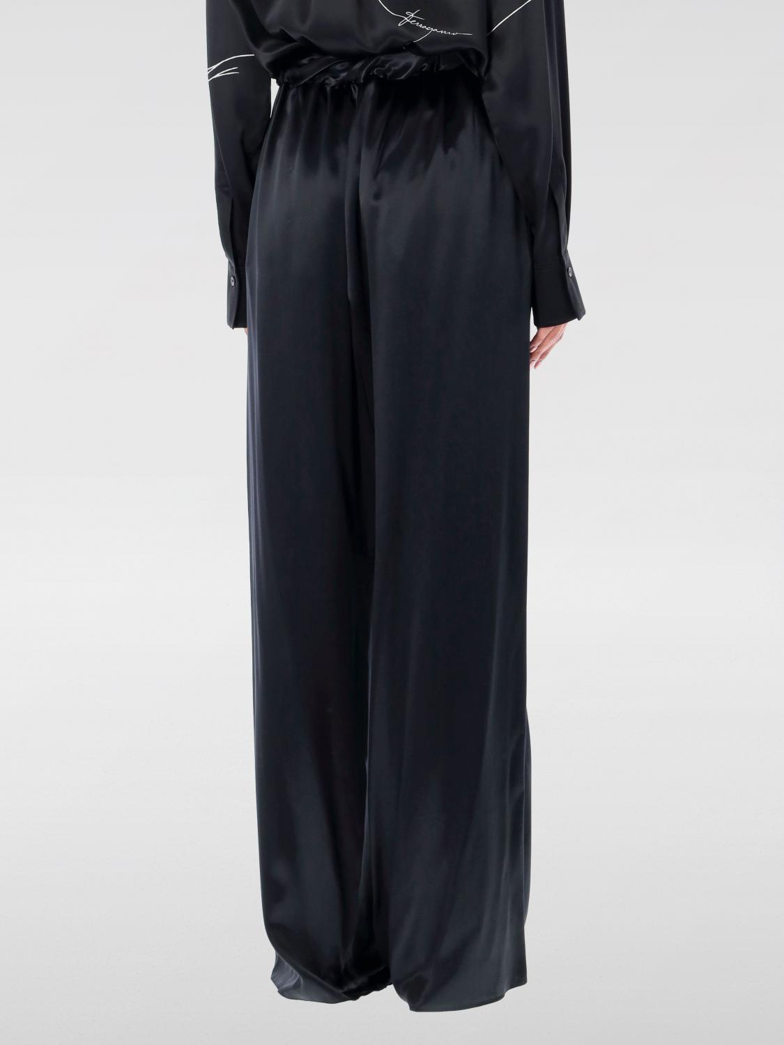 パンツ FERRAGAMO Woman Pants Black 13G178 777591 002 Ferragamo Outlet: Pants woman - Black | Ferragamo pants