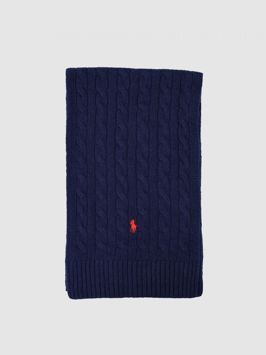 POLO RALPH LAUREN SCARF: Scarf men Polo Ralph Lauren, Blue - Img 1