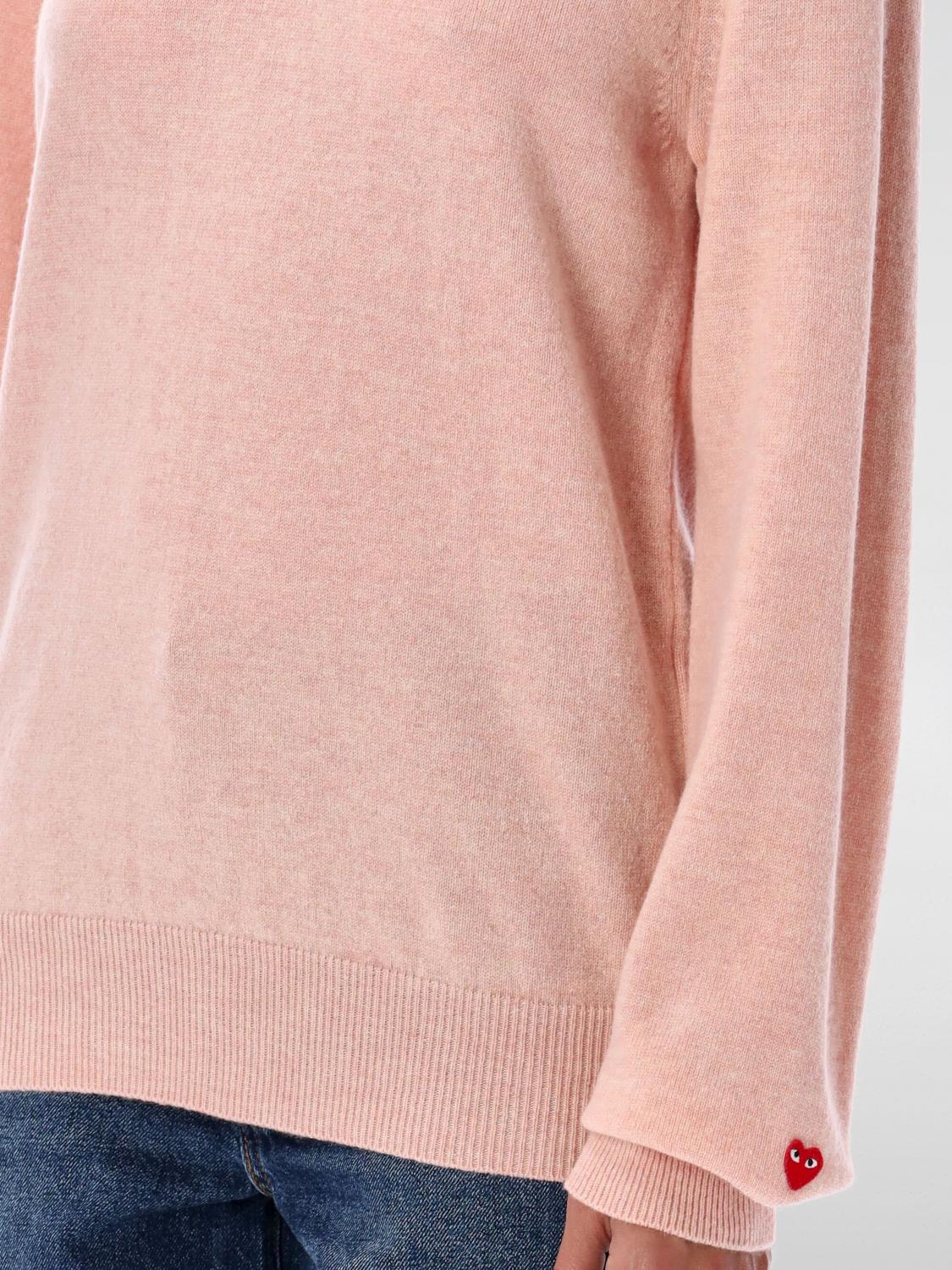 COMME DES GARÇONS PLAY SWEATER: Comme Des Garçons Play women's sweater, Pink - Img 3