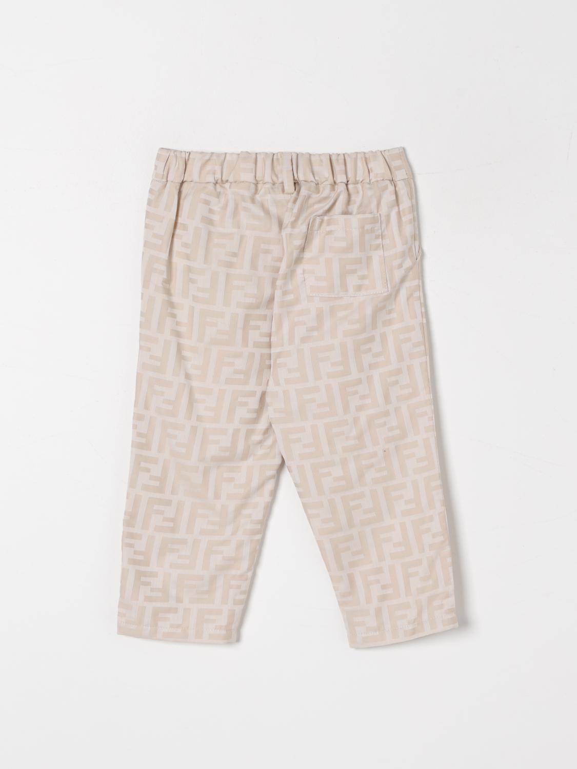 FENDI PANTS: Pants kids Fendi, Beige - Img 2