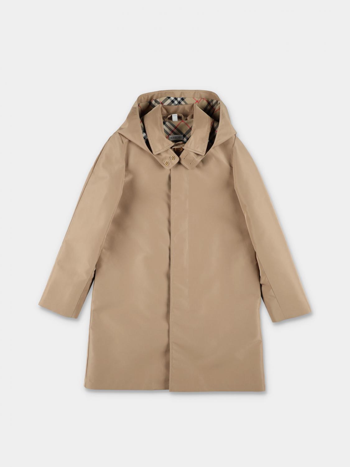 BURBERRY GIACCA: Giacca bambino Burberry, Marrone - Img 1