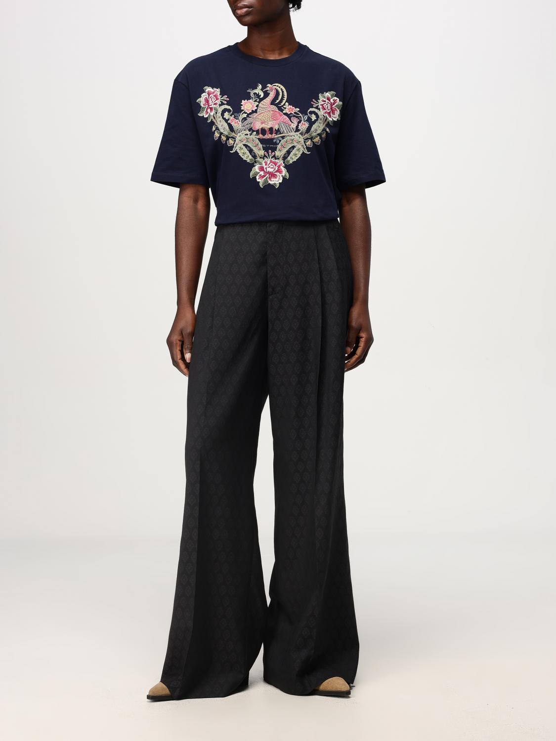 ETRO PANTS: Pants woman Etro, Black - Img 2