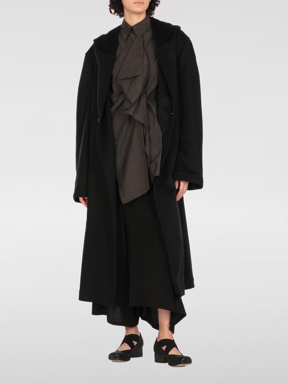 YOHJI YAMAMOTO COAT: Coat men Yohji Yamamoto, Black - Img 2