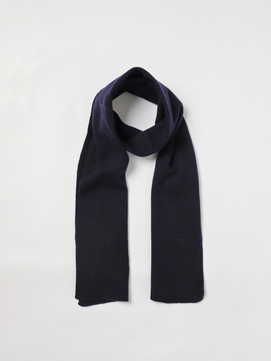 DONDUP SCIARPA: Sciarpa in cashmere con logo Dondup, Blue Navy - Img 2