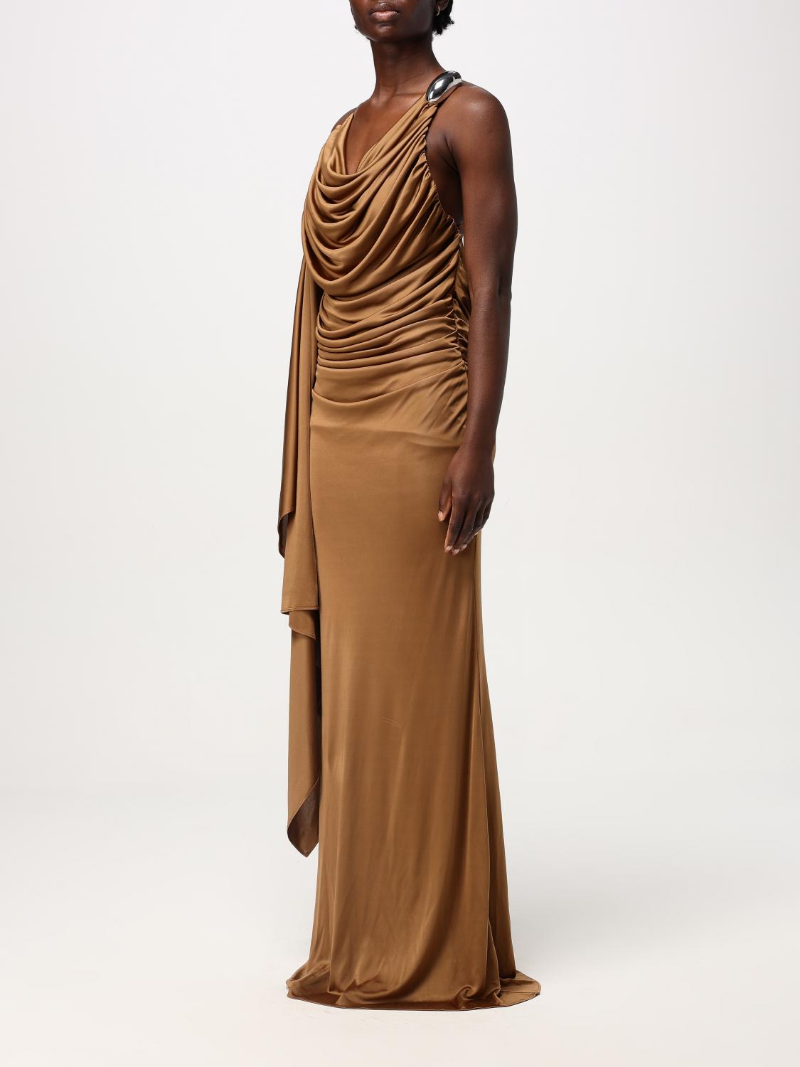 GIUSEPPE DI MORABITO DRESS: Dress woman Giuseppe Di Morabito, Brown - Img 3