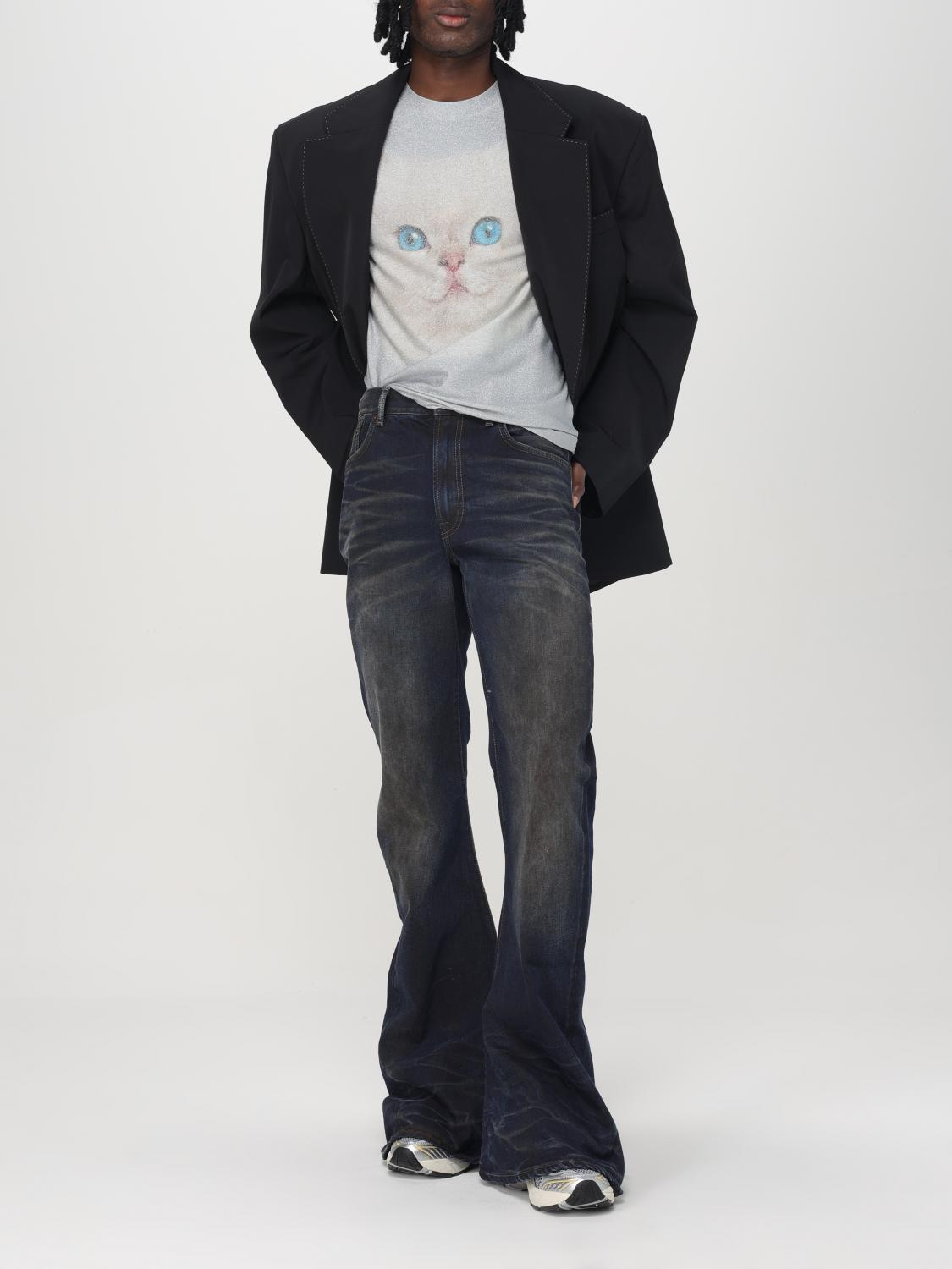 ACNE STUDIOS T-SHIRT: T-shirt men Acne Studios, Blue - Img 2