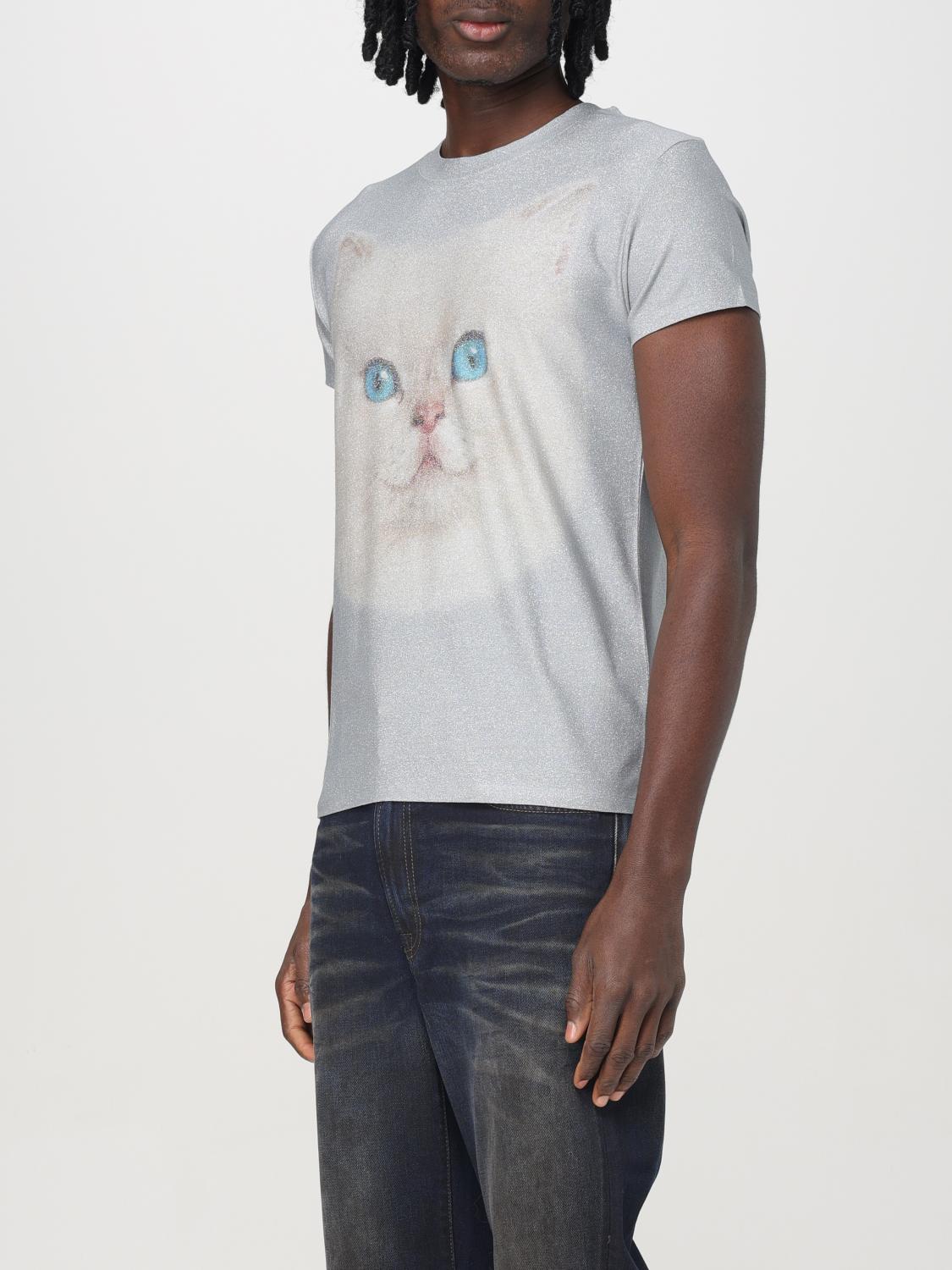 ACNE STUDIOS T-SHIRT: T-shirt men Acne Studios, Blue - Img 4