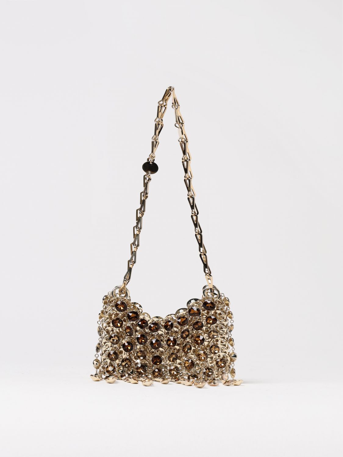 RABANNE CROSSBODY BAGS: Crossbody bags woman Rabanne, Gold - Img 1