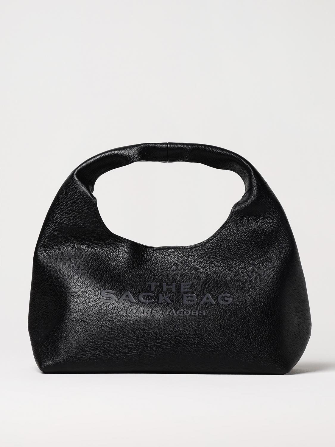 MARC JACOBS BORSA A SPALLA: Borsa Marc Jacobs in pelle a grana , Nero - Img 1