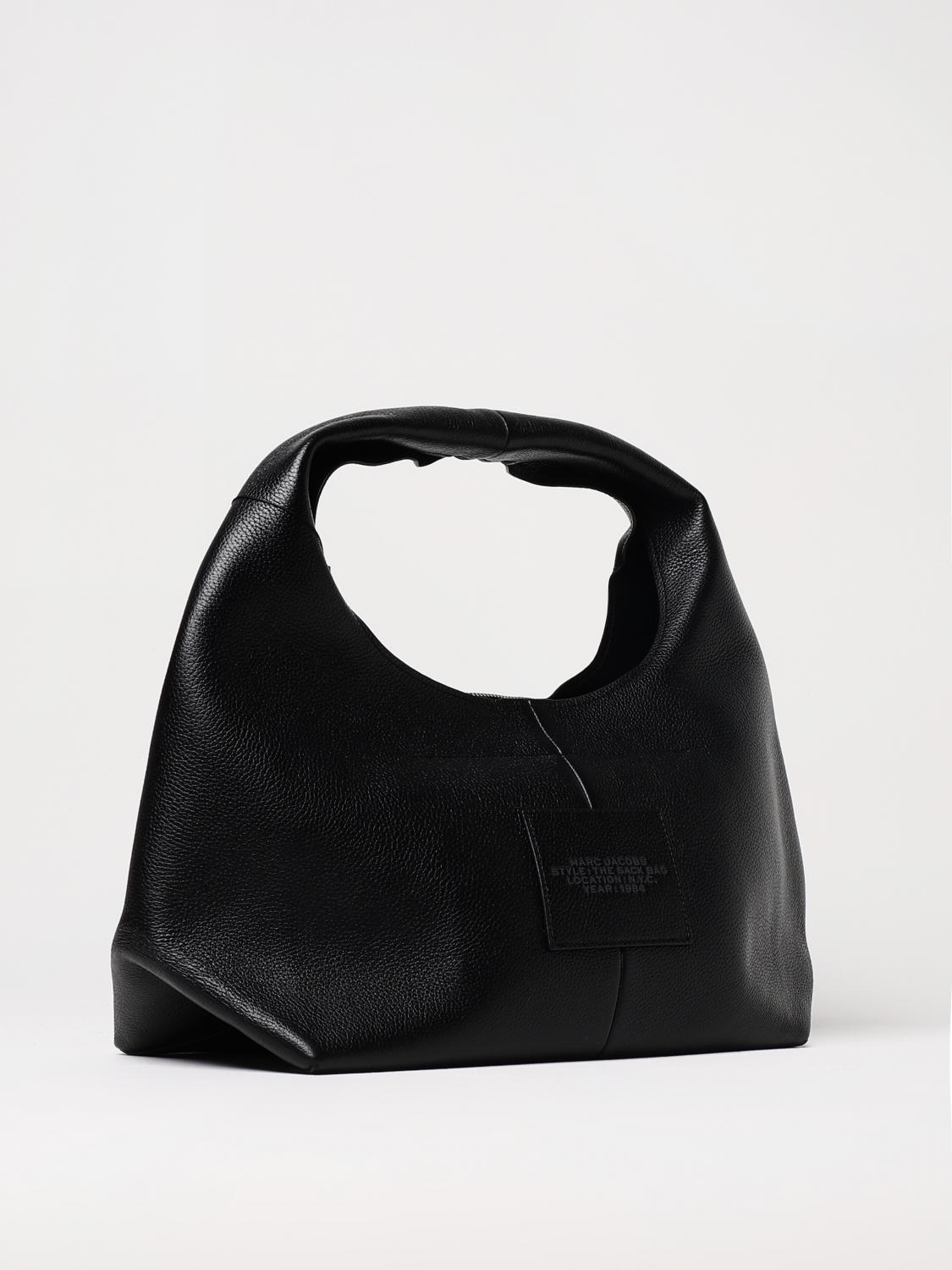 MARC JACOBS BORSA A SPALLA: Borsa Marc Jacobs in pelle a grana , Nero - Img 2