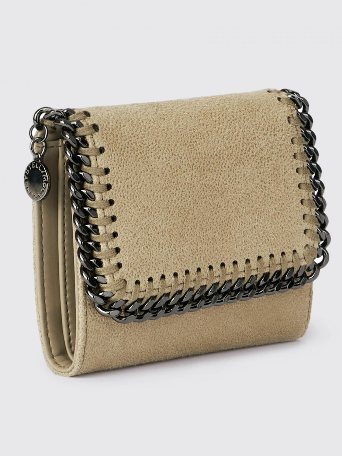 STELLA MCCARTNEY WALLET: Wallet woman Stella McCartney, Kaki - Img 4