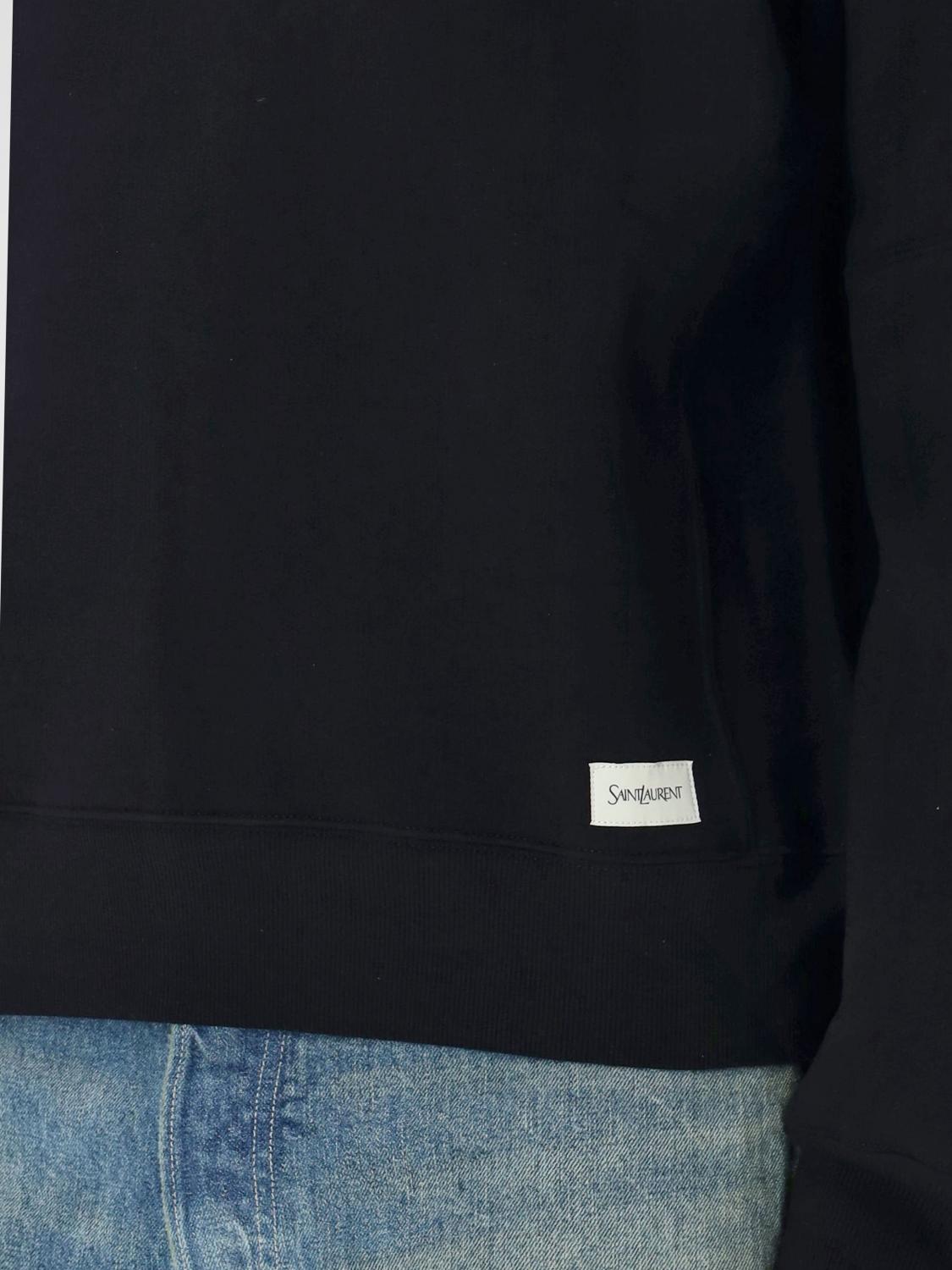 SAINT LAURENT SWEATSHIRT: Sweatshirt men Saint Laurent, Black - Img 3