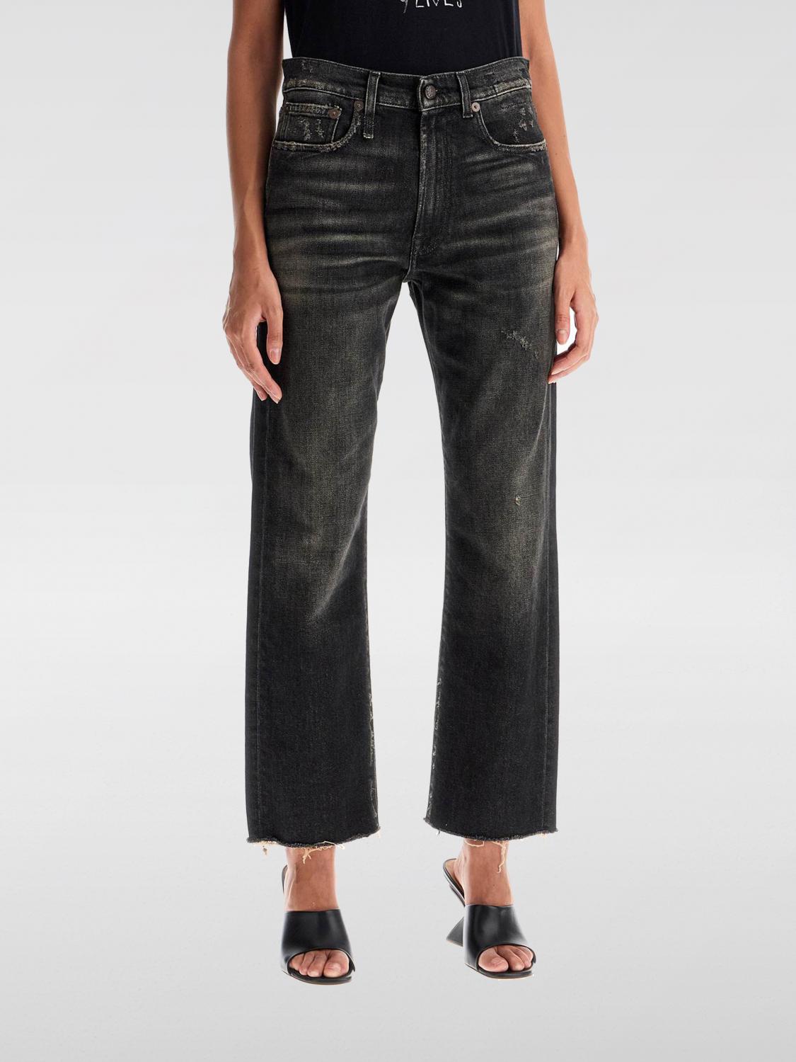 R13 JEANS: Jeans woman R13, Black - Img 1