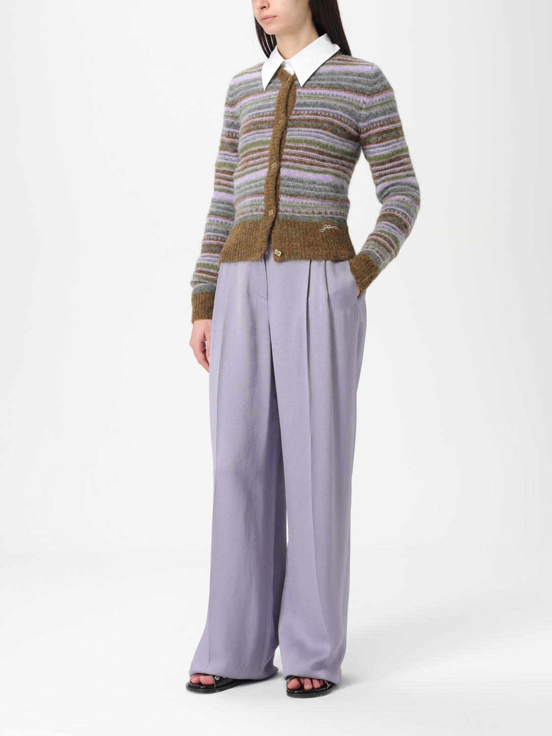 GANNI STRICKJACKE: Pullover damen Ganni, Military - Img 2