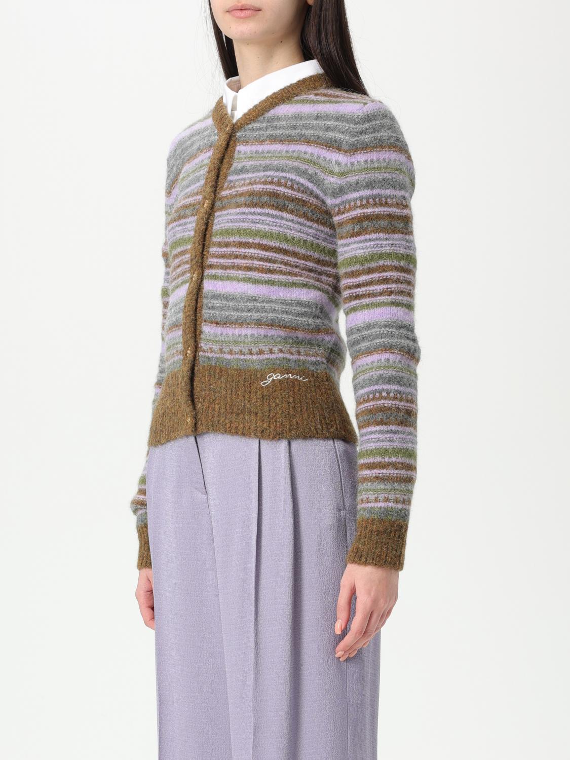 GANNI STRICKJACKE: Pullover damen Ganni, Military - Img 4