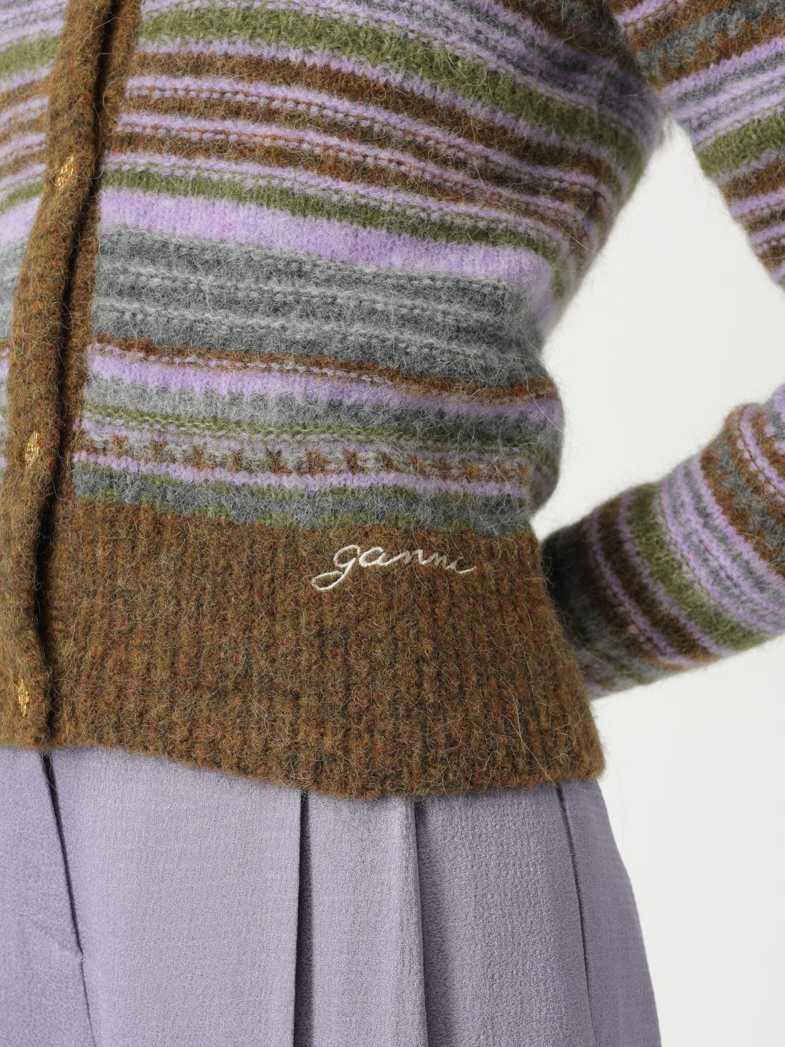 GANNI STRICKJACKE: Pullover damen Ganni, Military - Img 5