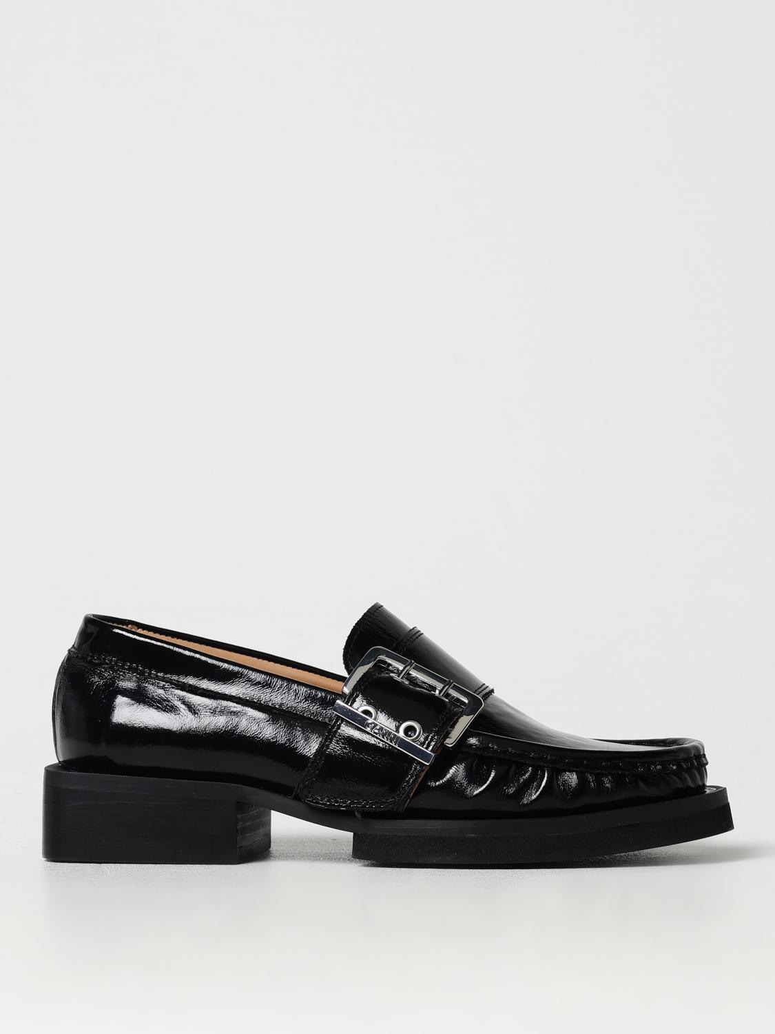 GANNI LOAFERS: Shoes woman Ganni, Black - Img 1