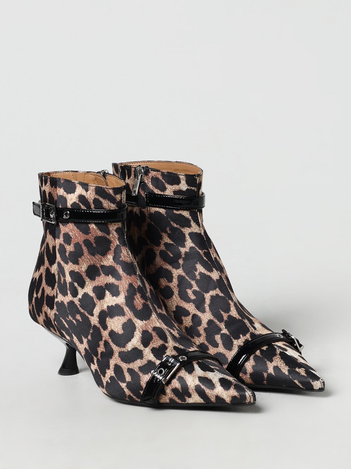 GANNI FLAT ANKLE BOOTS: Boots woman Ganni, Savannah - Img 2