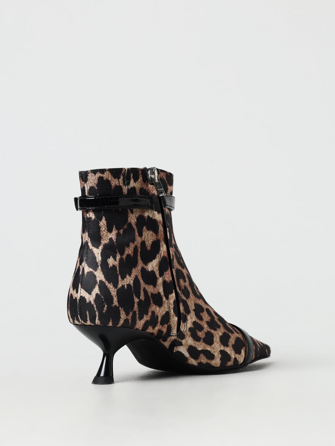 GANNI FLAT ANKLE BOOTS: Boots woman Ganni, Savannah - Img 3