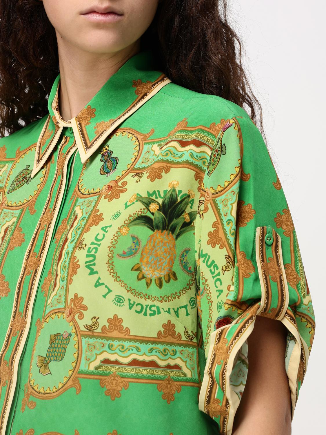 ALEMAIS CAMISA: Camisa mujer Alemais, Verde - Img 4