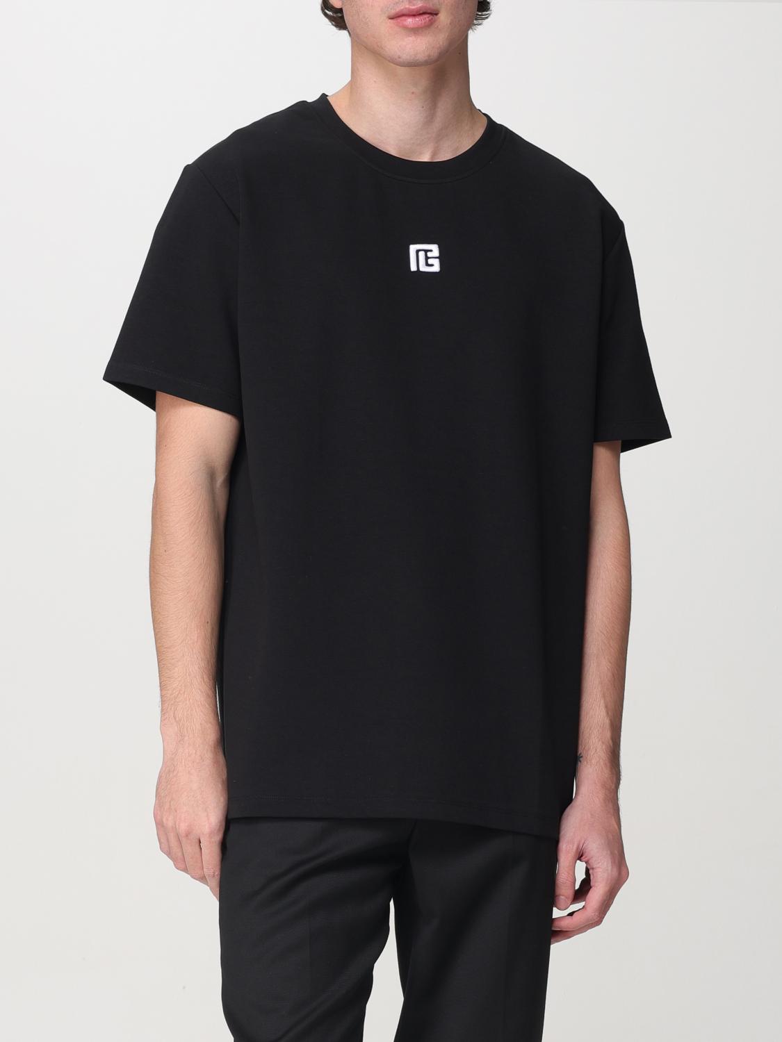 BALMAIN T-SHIRT: T-shirt men Balmain, Black - Img 1