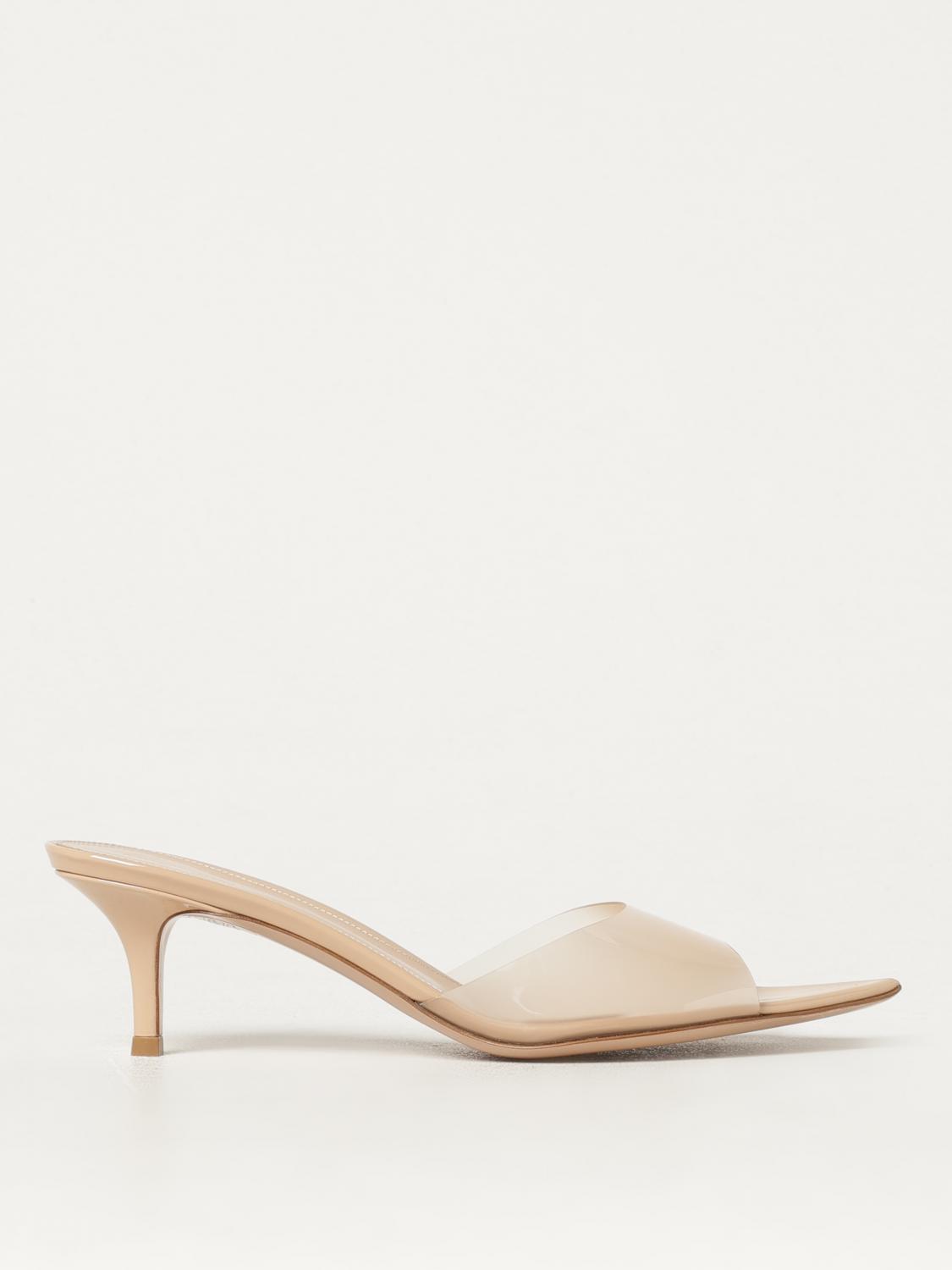 GIANVITO ROSSI HEELED SANDALS: Shoes woman Gianvito Rossi, Nude - Img 1