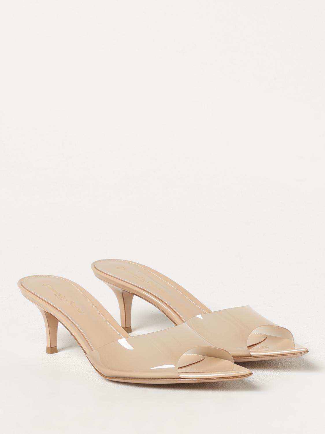 GIANVITO ROSSI HEELED SANDALS: Shoes woman Gianvito Rossi, Nude - Img 2