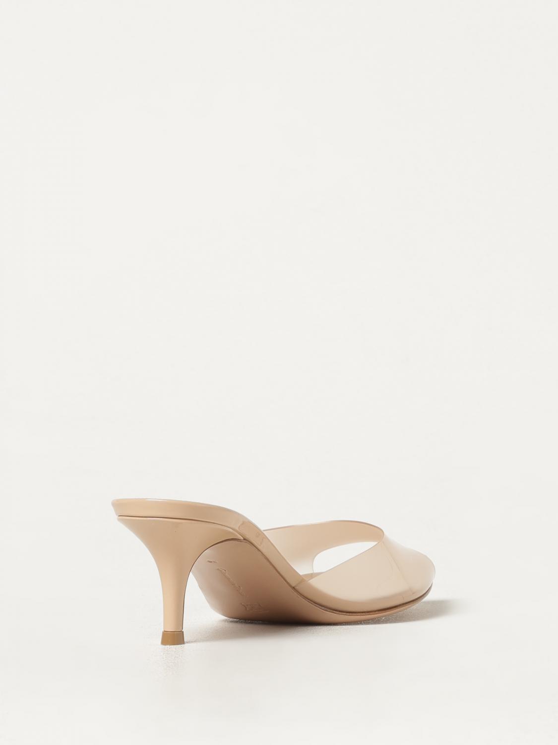 GIANVITO ROSSI HEELED SANDALS: Shoes woman Gianvito Rossi, Nude - Img 3