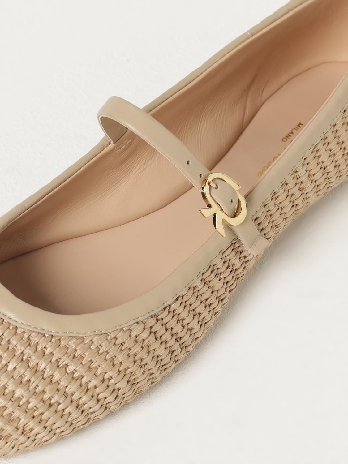 GIANVITO ROSSI BALLET FLATS: Ballet flats woman Gianvito Rossi, Natural - Img 4