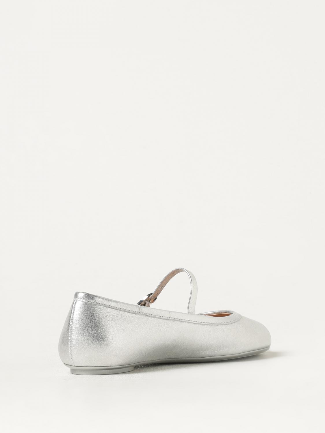 GIANVITO ROSSI BALLET FLATS: Ballet flats woman Gianvito Rossi, Silver - Img 3