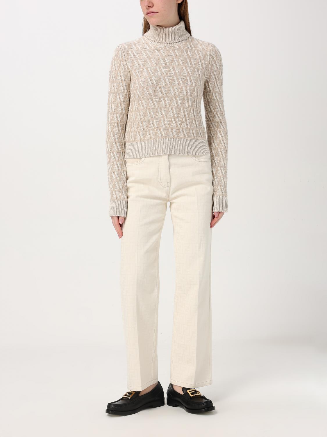 Fendi Polo shirt woman - Grey | FZXC90ATPL | GIGLIO.COM
