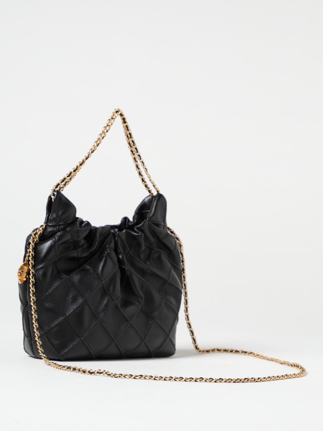 TORY BURCH BORSA A SPALLA: Borsa Fleming mini Tory Burch in nappa, Nero - Img 2