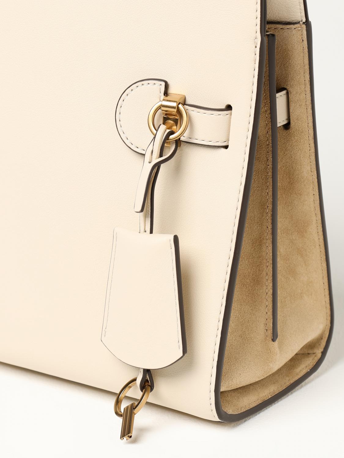 TORY BURCH SAC PORTÉ MAIN: Sac porté main femme Tory Burch, Blanc - Img 3