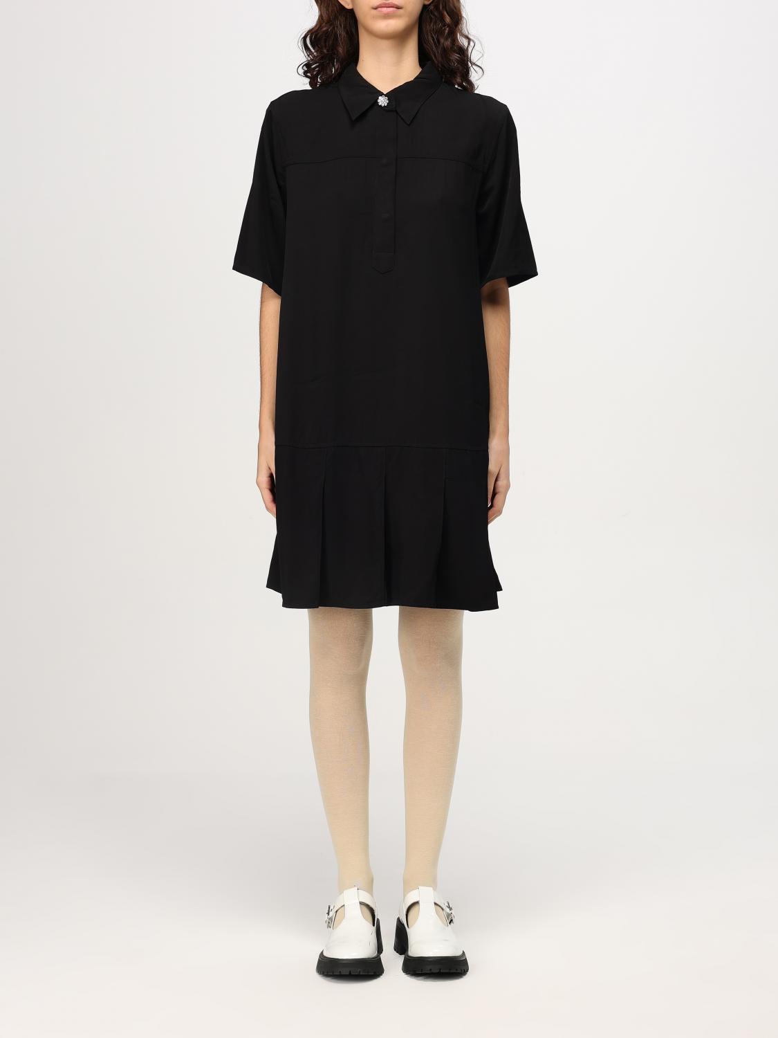 GANNI DRESS: Dress woman Ganni, Black - Img 1