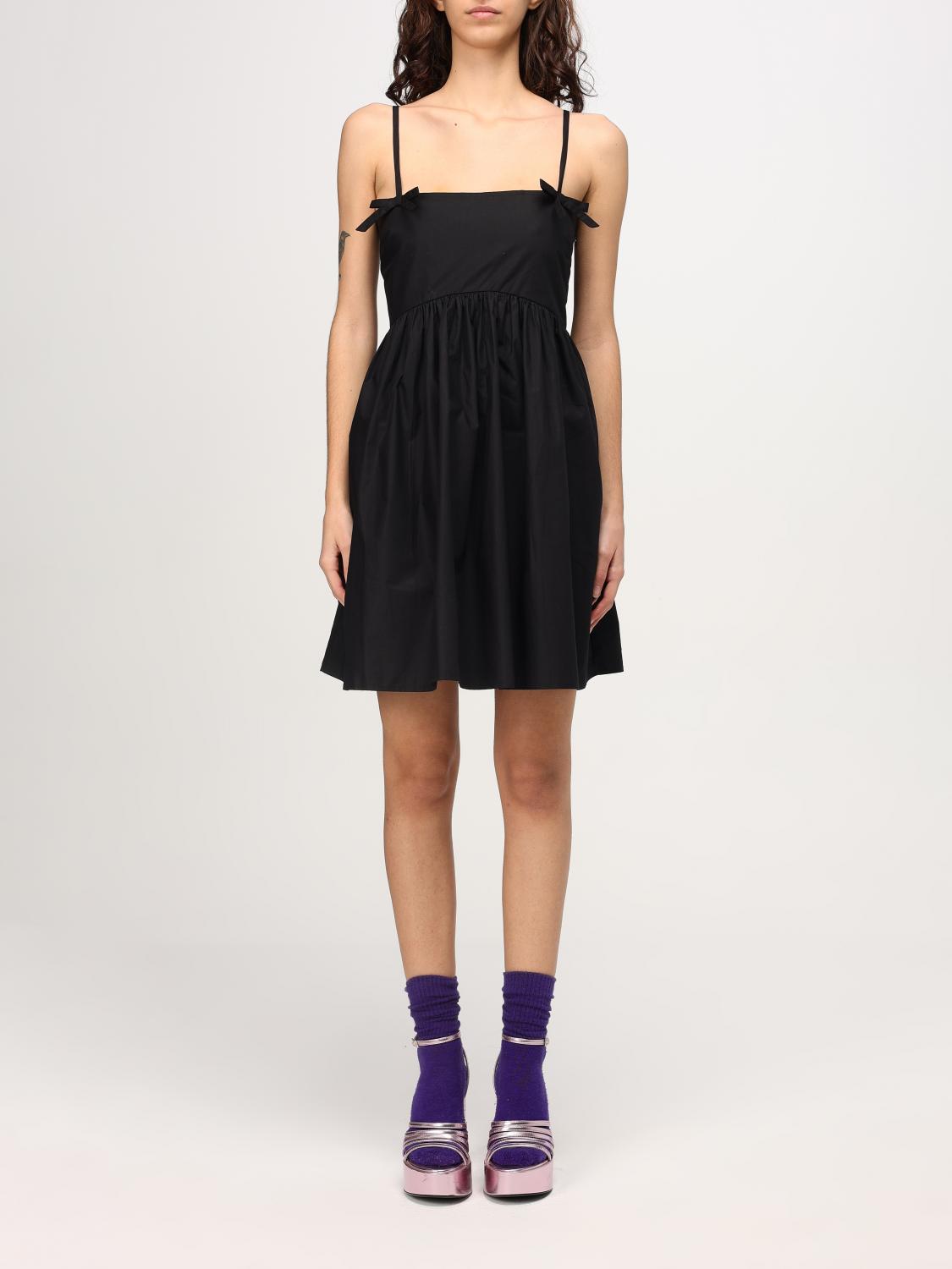 GANNI DRESS: Dress woman Ganni, Black - Img 1