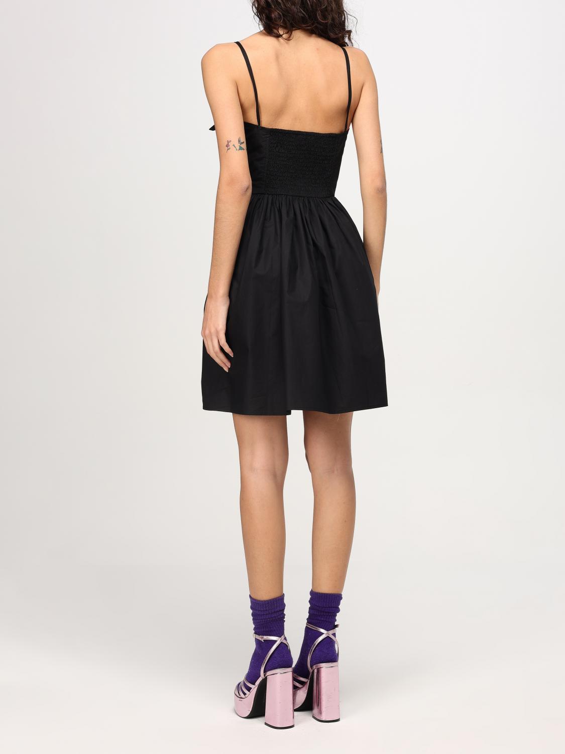 GANNI DRESS: Dress woman Ganni, Black - Img 3