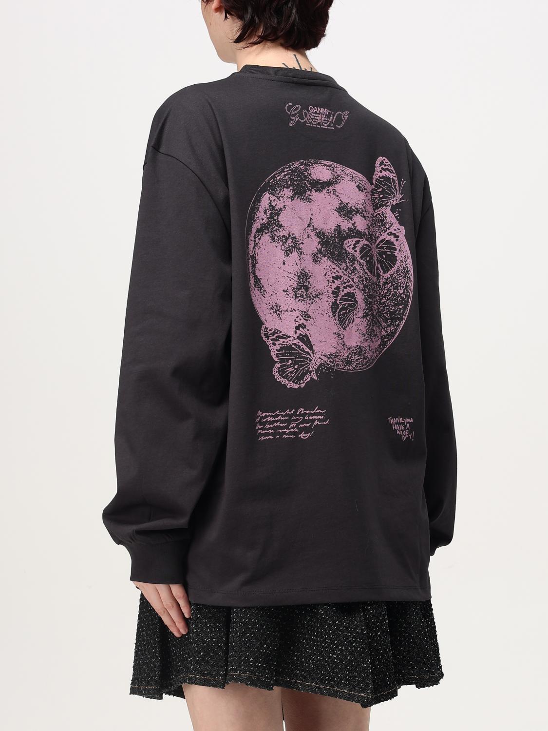 GANNI SWEATSHIRT: Pullover damen Ganni, Grau - Img 2