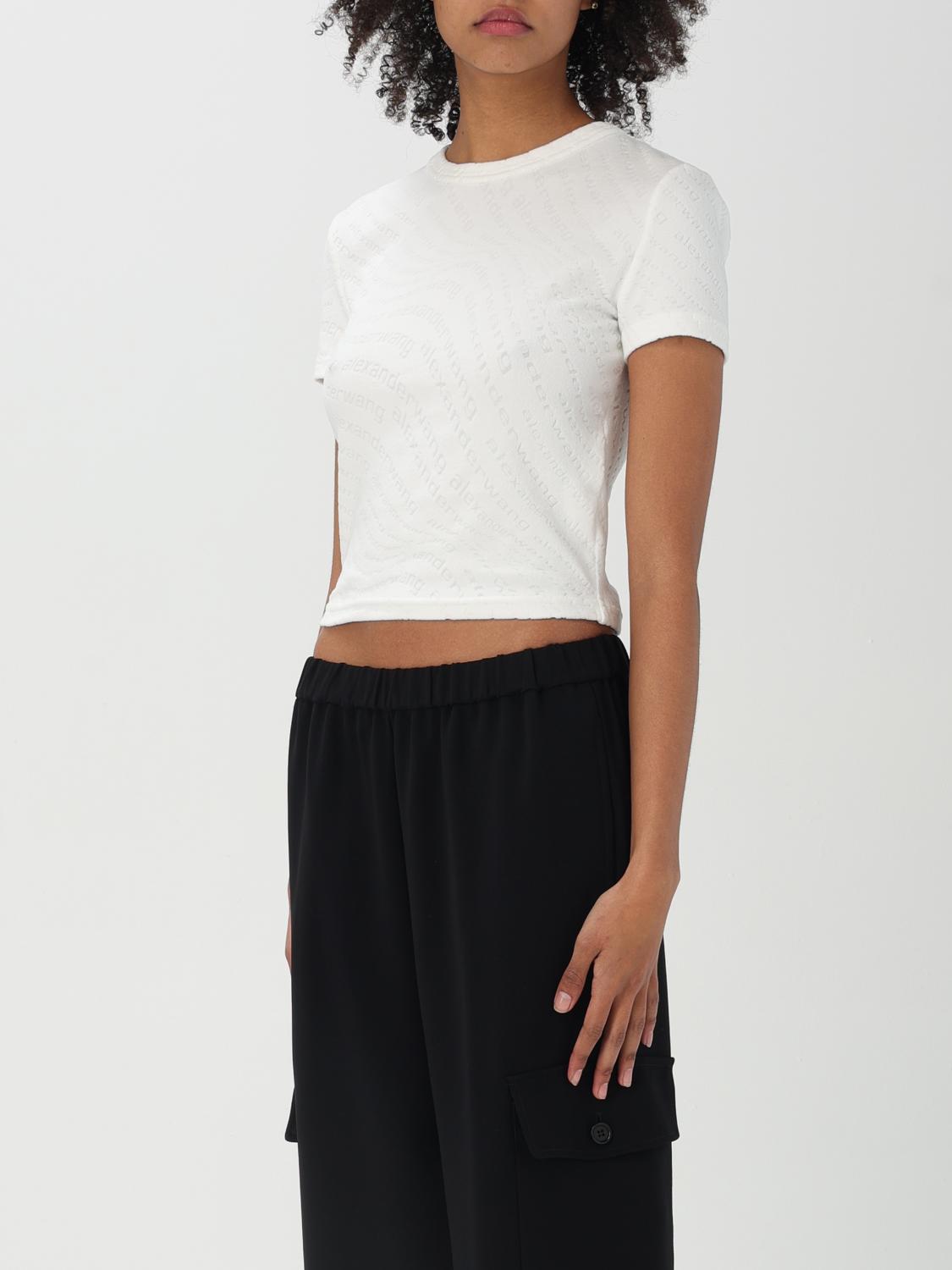 ALEXANDER WANG T-SHIRT: T-shirt woman Alexander Wang, White - Img 3