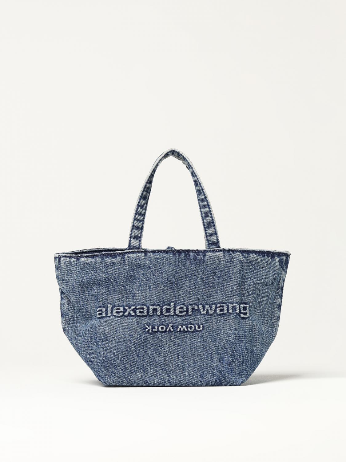 ALEXANDER WANG SAC PORTÉ MAIN: Sac porté main femme Alexander Wang, Bleu - Img 1