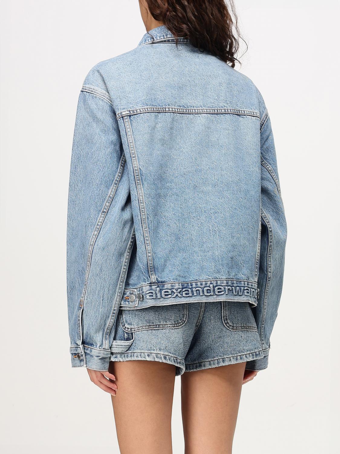 ALEXANDER WANG JACKET: Blazer woman Alexander Wang, Denim - Img 3