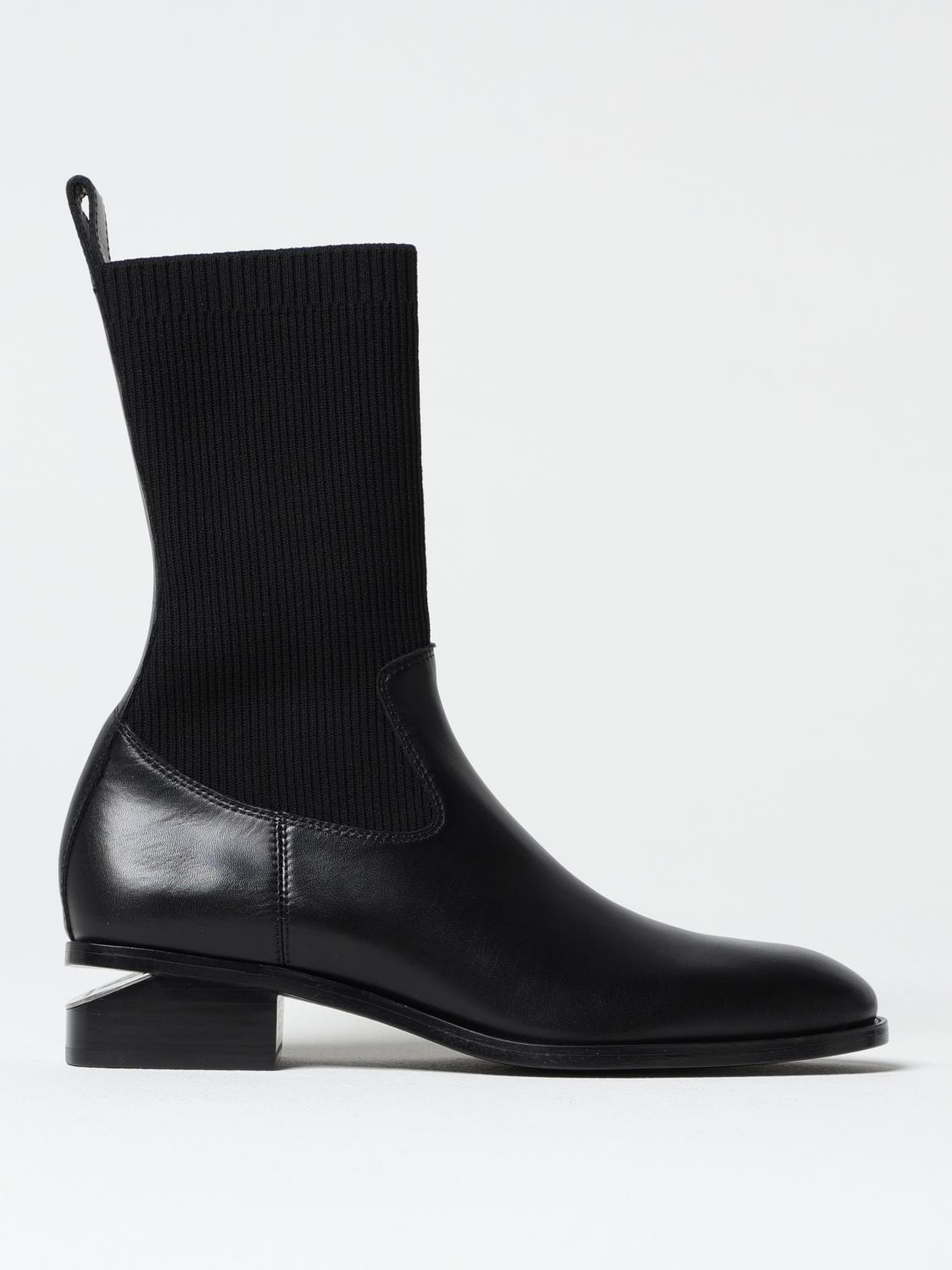 ALEXANDER WANG FLAT ANKLE BOOTS: Flat ankle boots woman Alexander Wang, Black - Img 1