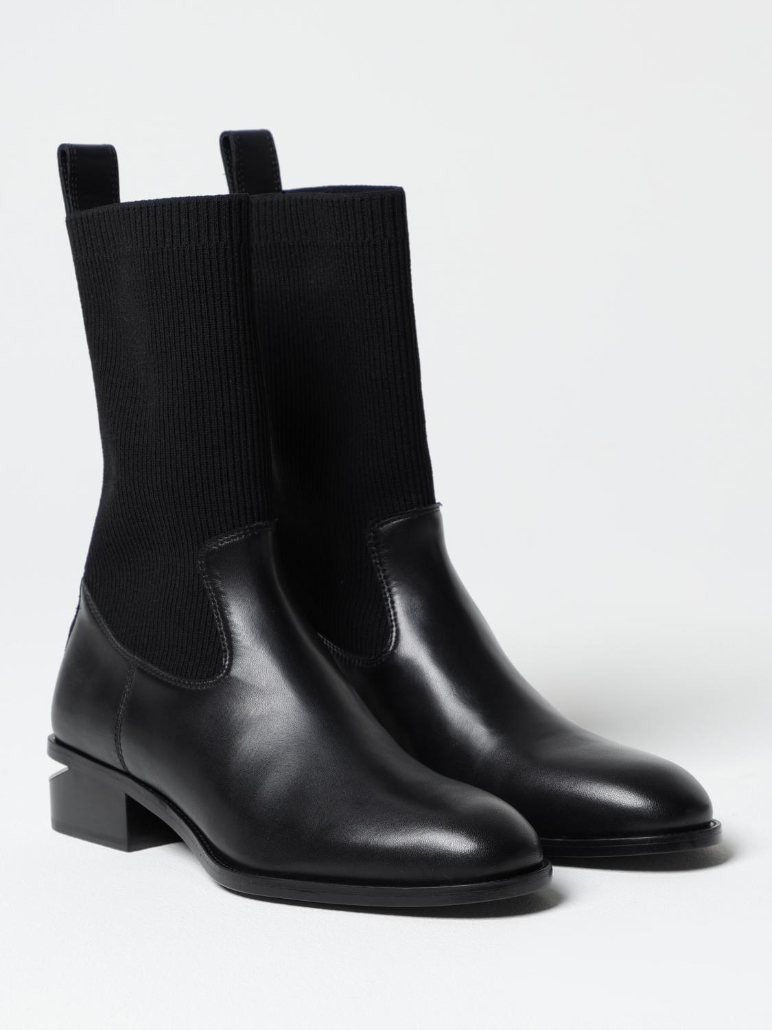 ALEXANDER WANG FLAT ANKLE BOOTS: Flat ankle boots woman Alexander Wang, Black - Img 2