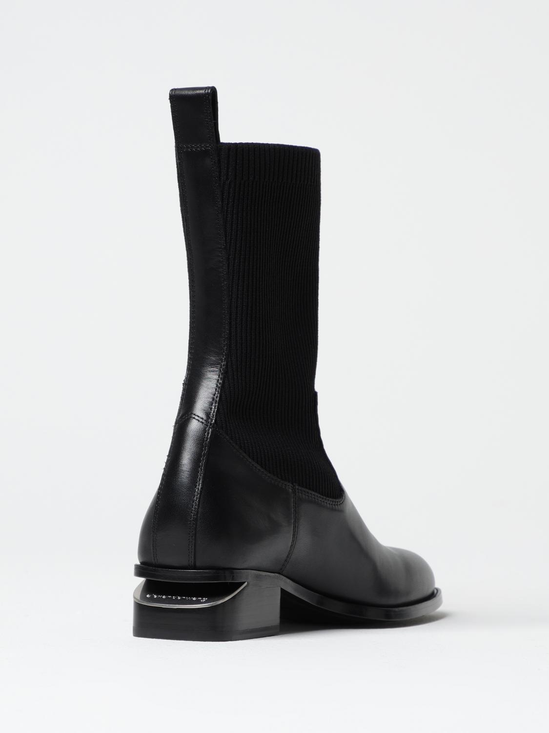 ALEXANDER WANG FLAT ANKLE BOOTS: Flat ankle boots woman Alexander Wang, Black - Img 3