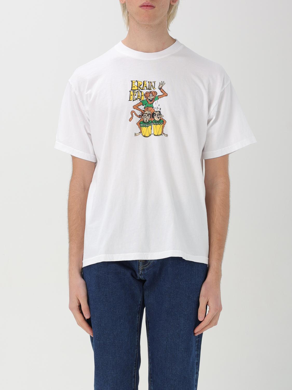 BRAIN DEAD T-SHIRT: T-shirt homme Brain Dead, Blanc - Img 1