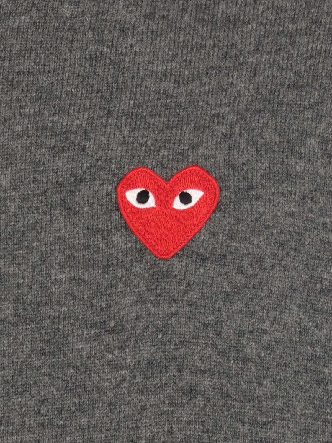 COMME DES GARCONS PLAY SWEATER: Sweater men Comme Des Garcons Play, Grey - Img 4