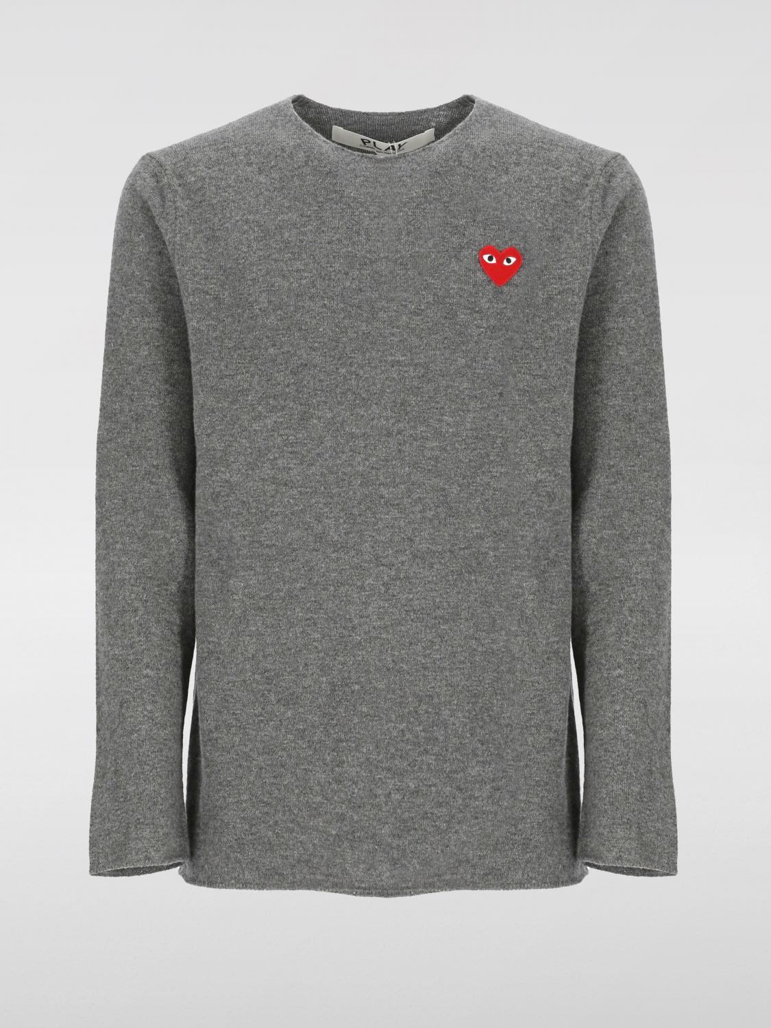 COMME DES GARCONS PLAY SWEATER: Sweater men Comme Des Garcons Play, Grey - Img 5