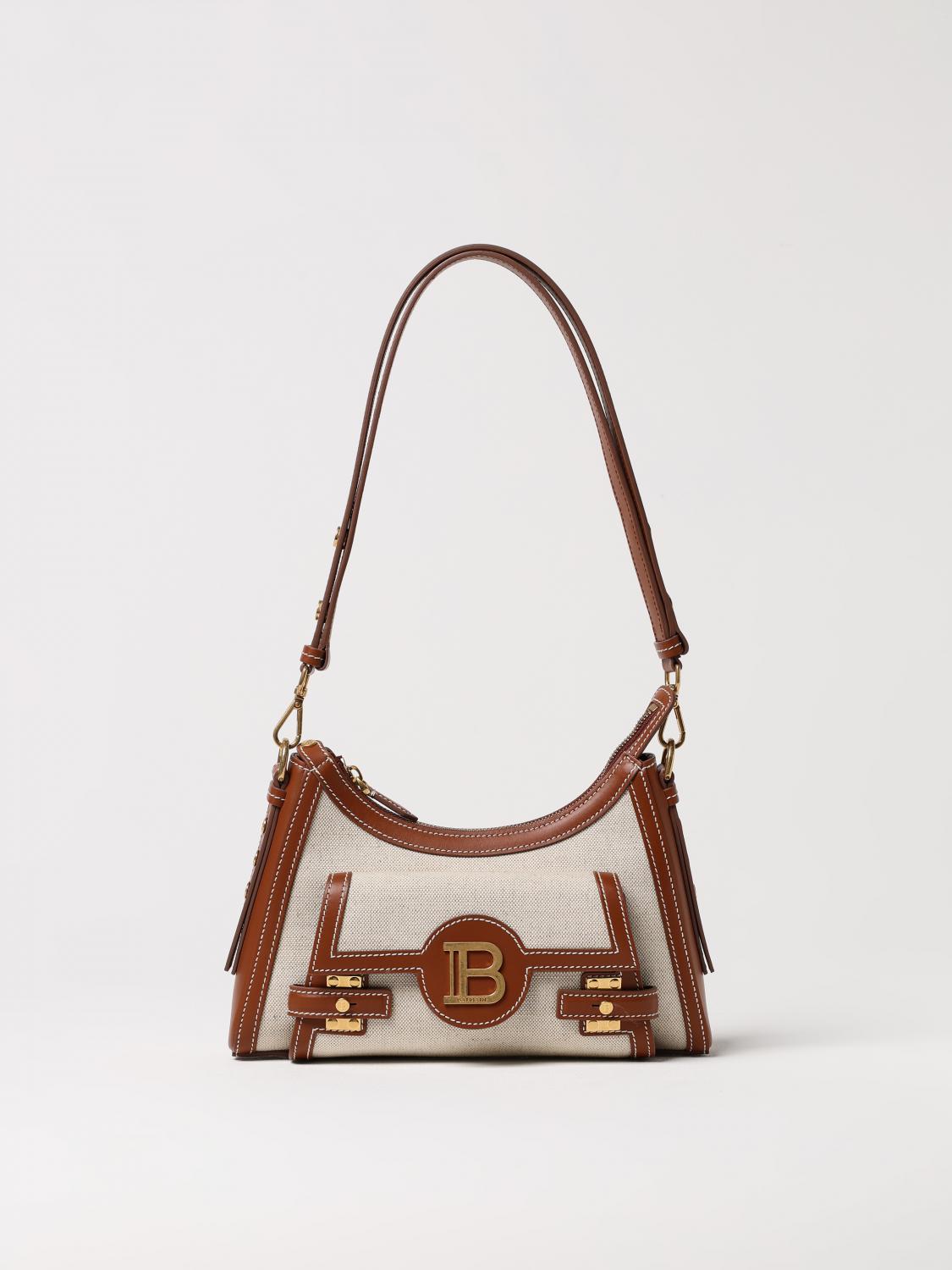 BALMAIN SHOULDER BAG: Shoulder bag woman Balmain, Natural - Img 1