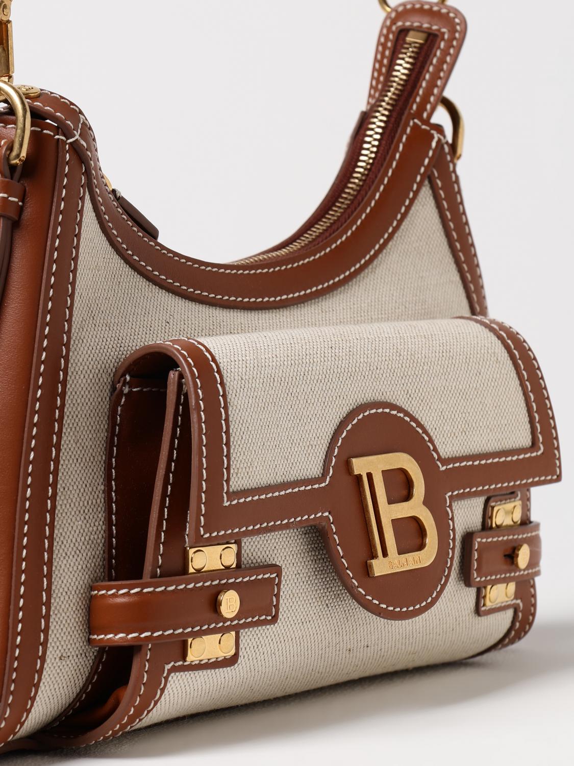 BALMAIN SHOULDER BAG: Shoulder bag woman Balmain, Natural - Img 5