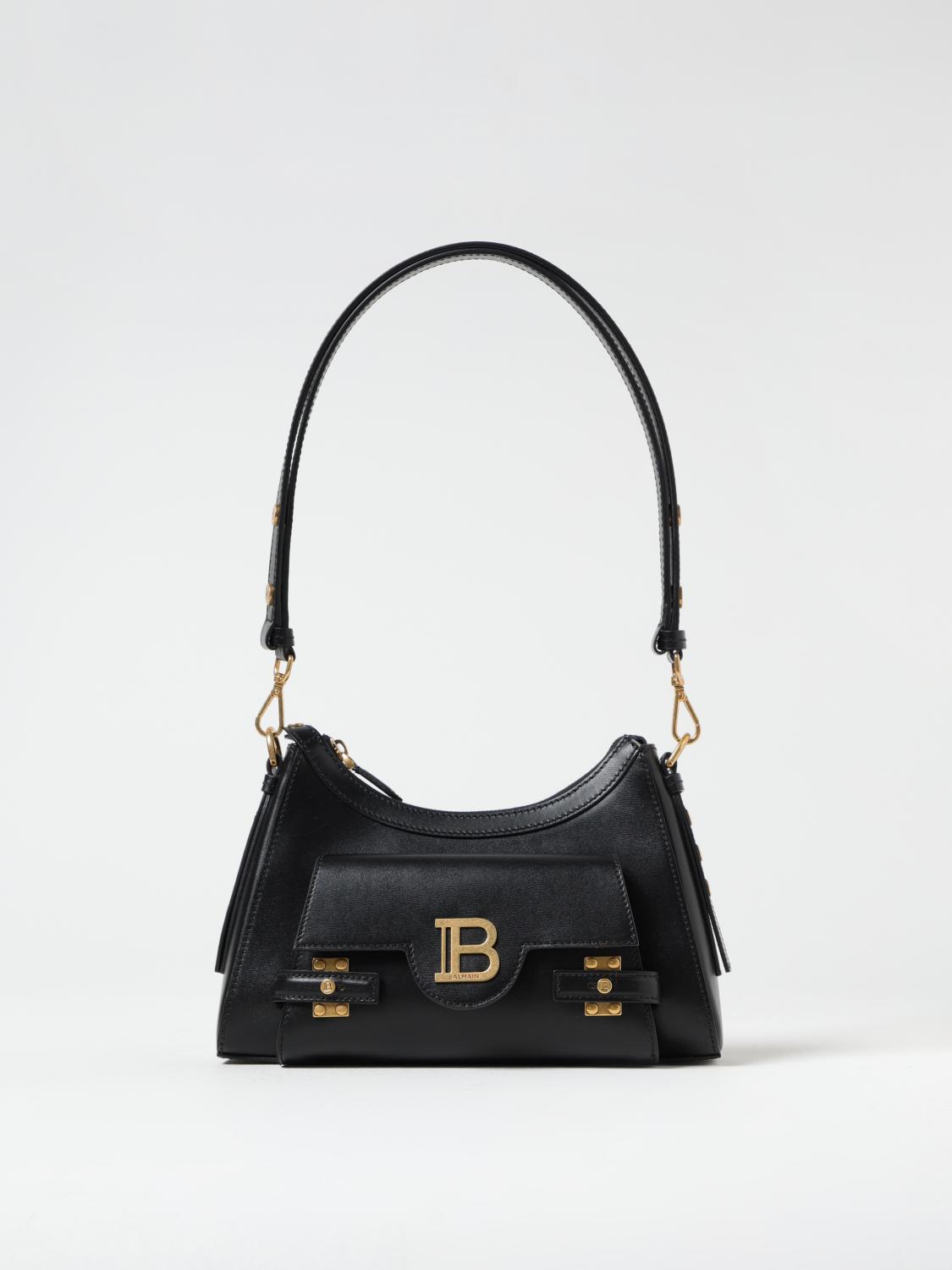 BALMAIN SCHULTERTASCHE: Umhängetasche damen Balmain, Schwarz - Img 1